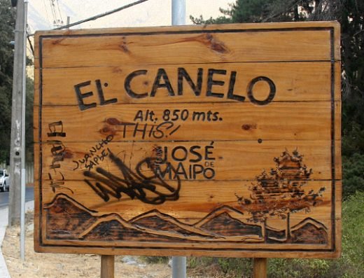 El Canelo, Cajón del Maipo