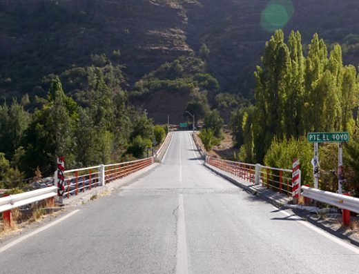 Cruce El Toyo, Cajón del Maipo